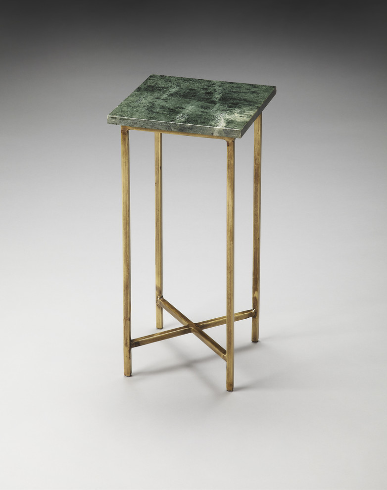 Butler Versilia Green Marble Scatter Table 2869140   Transitional   Side Tables And End Tables   by HedgeApple  Houzz