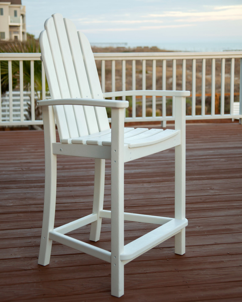 Polywood Classic Adirondack Counter Chair   Transitional   Outdoor Bar Stools And Counter Stools   by POLYWOOD  Houzz