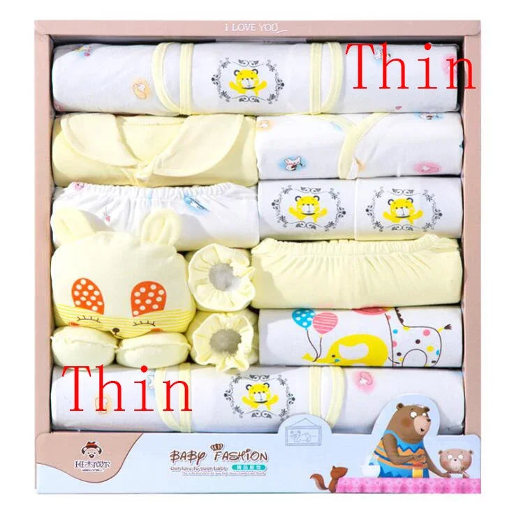 18pcs/set Newborn Clothes Suits 0-6M Baby Clothing Sets Boys Girls Suit Cotton Baby Shower Gift Set New Born Clothes