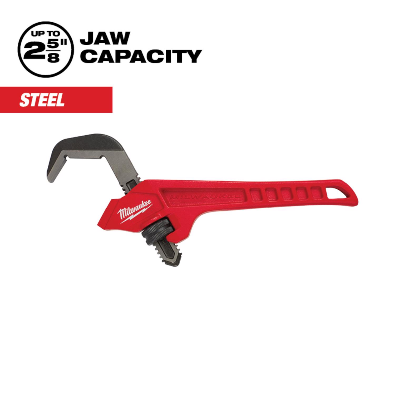 MW 2-5/8 in. Offset Hex Wrench Red 1 pc