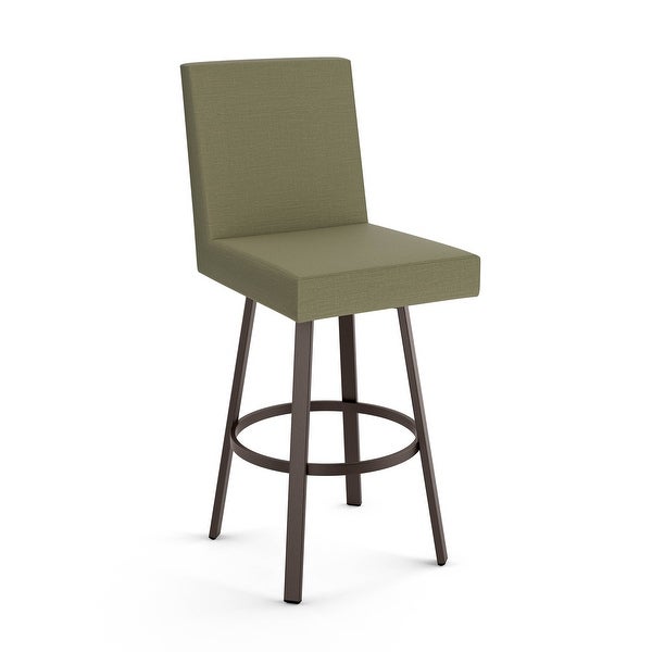 Amisco Hartman Swivel Counter and Bar Stool