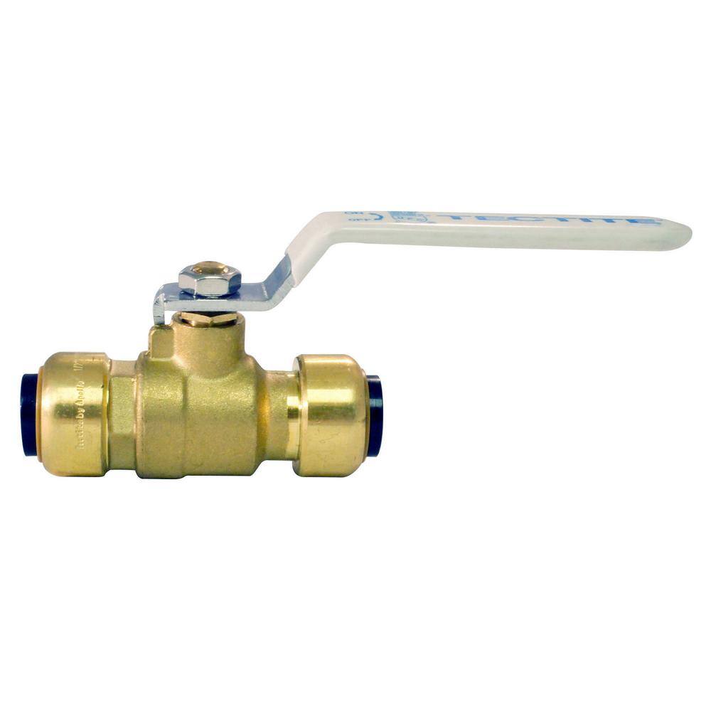 Tectite 12 in. Brass Push-to-Connect Ball Valve FSBBV12