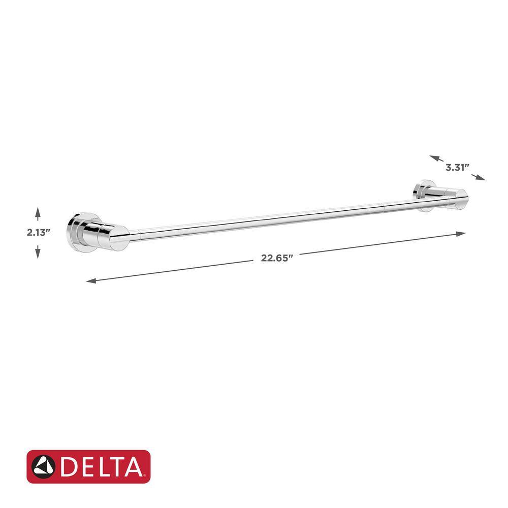 Delta Nicoli 18 in. Towel Bar with 6 in. Extender in Polished Chrome NIC18-PC