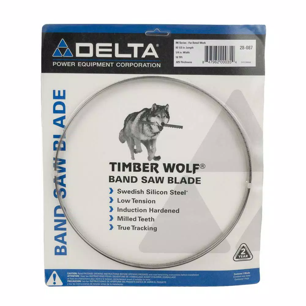 Delta 93-1/2 in. x 1/4 in. x 10T Band Saw Blade and#8211; XDC Depot