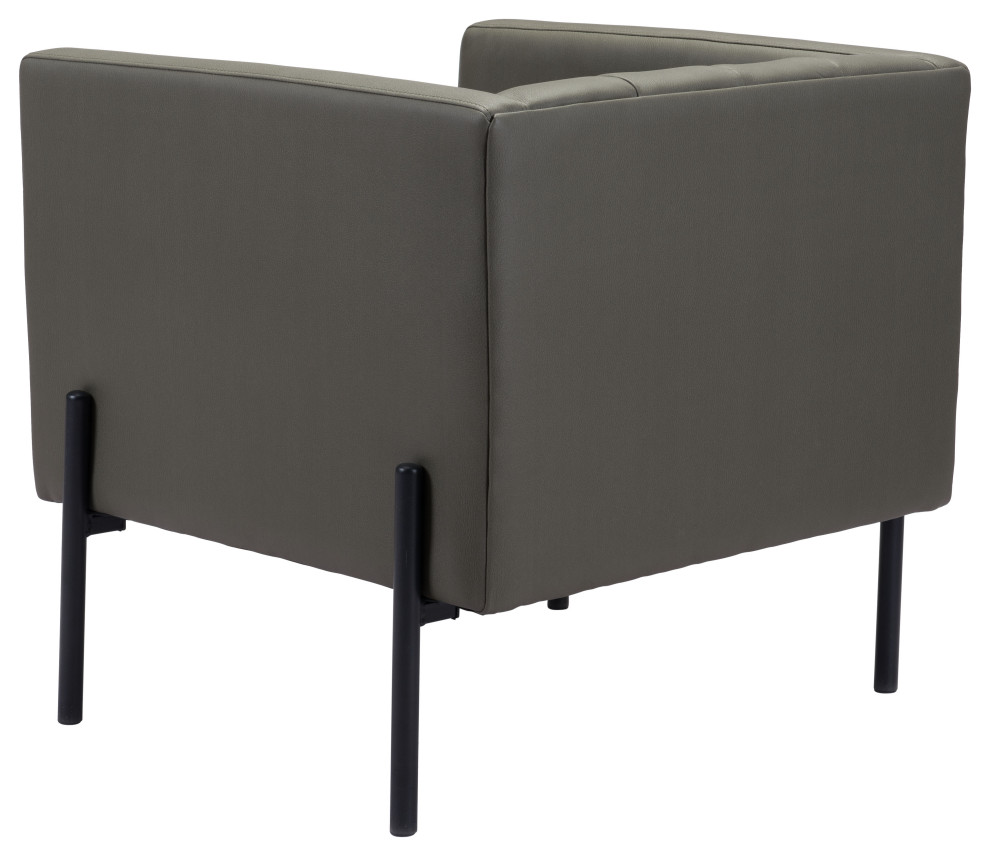 Jess Accent Chair Green   Midcentury   Armchairs And Accent Chairs   by Zuo Modern Contemporary  Houzz