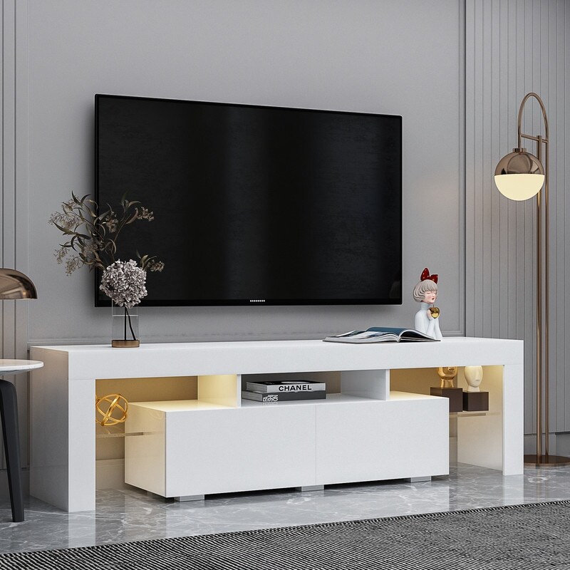 Modern 20 Colors LED TV Stand  Remote Control