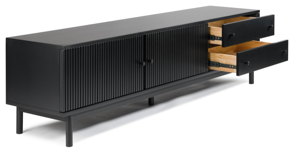 Soho Low TV Stand   Midcentury   Entertainment Centers And Tv Stands   by LIEVO  Houzz