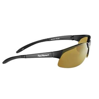 Flying Fisherman Maverick Polarized Sunglasses in Black Frame with Yellow Amber Lens 7812BY