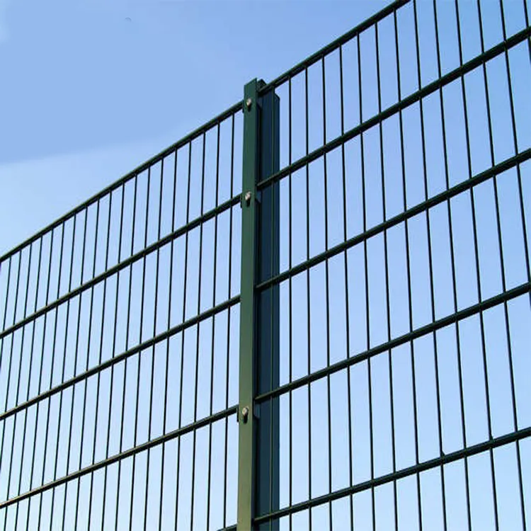 Factory supply Friendly fence designs twin wire fence 8/6/8 double wire mesh fence panels