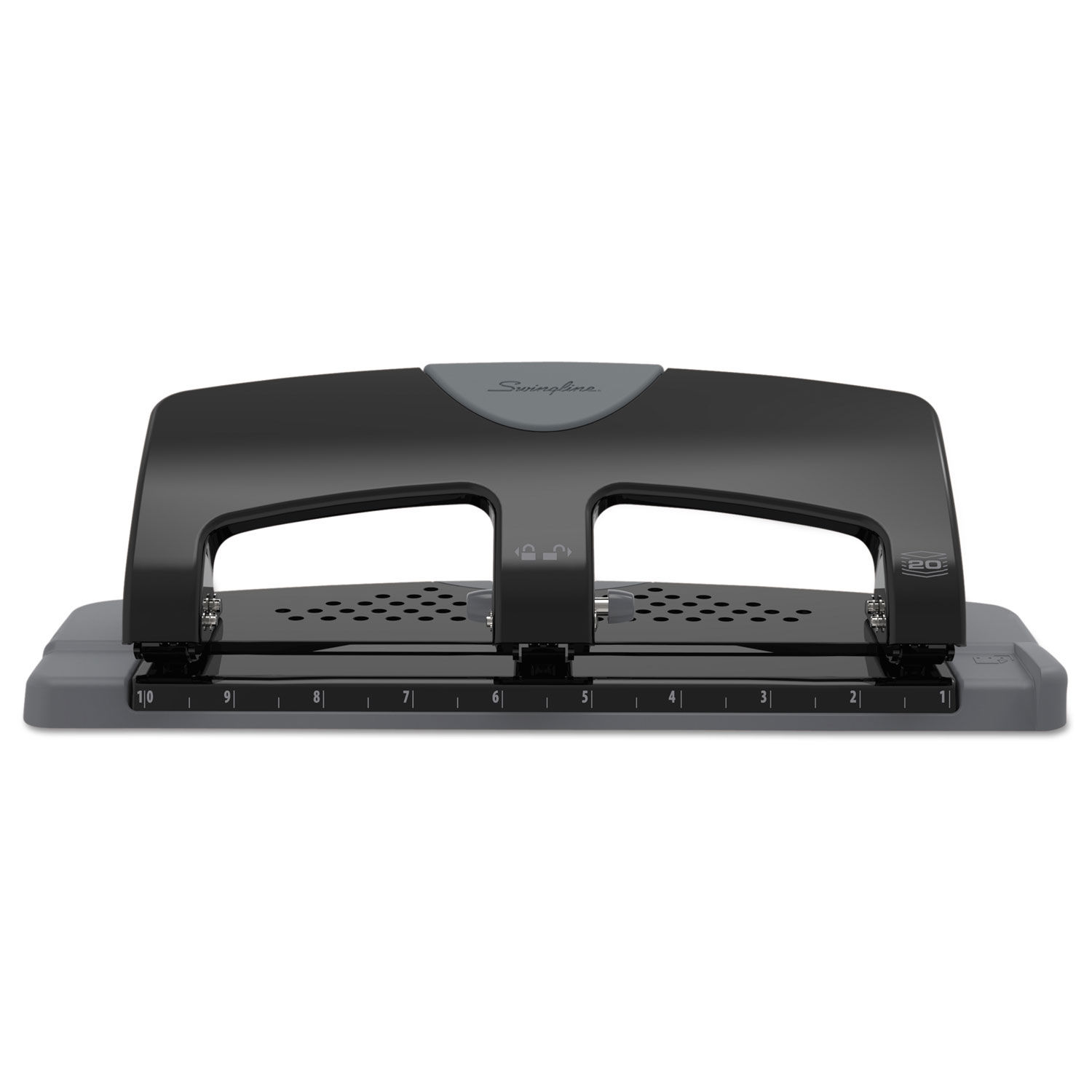 20-Sheet SmartTouch Three-Hole Punch by Swinglineandreg; SWI74133