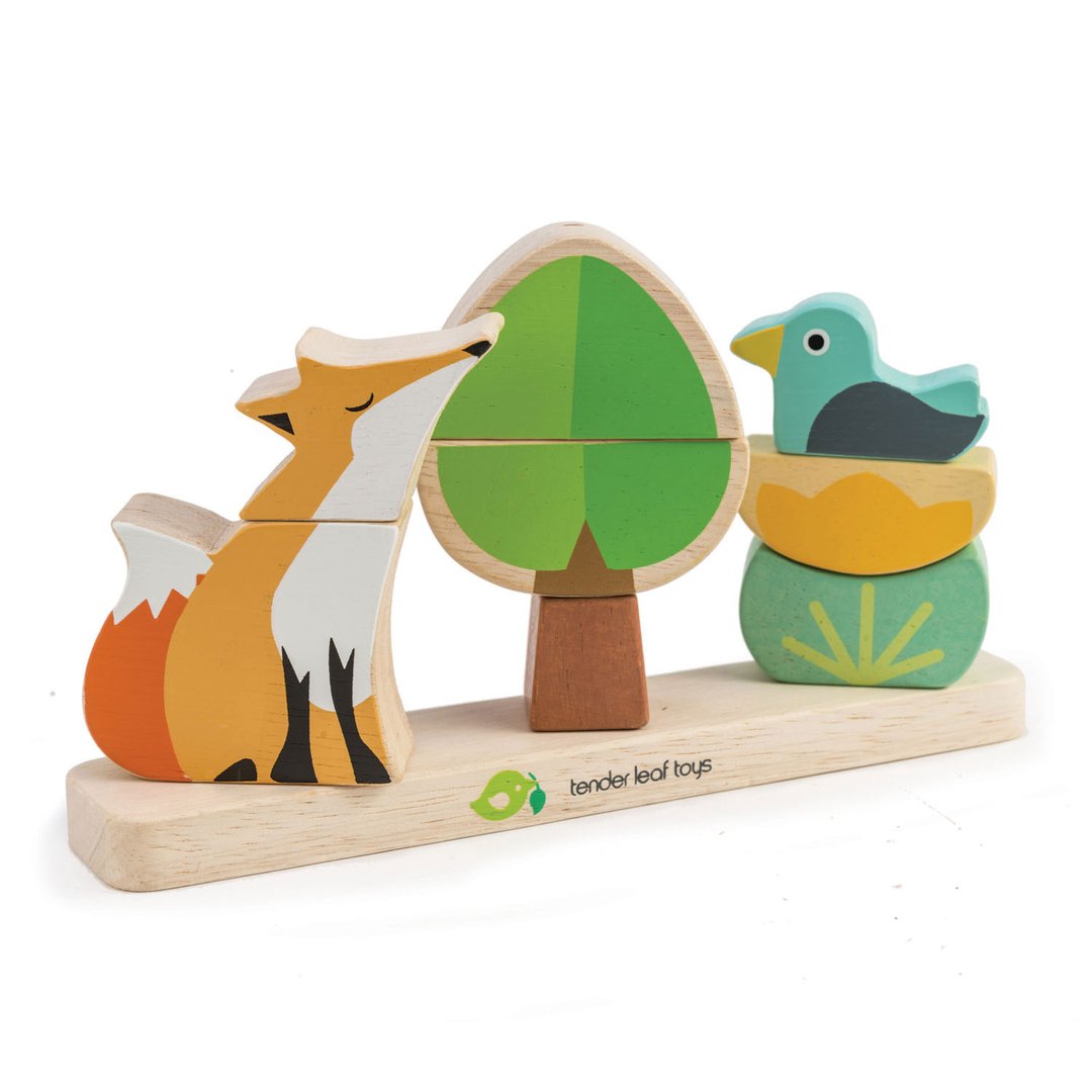 Foxy Stacker Wooden Magnetic Toy by Tender Leaf Toys