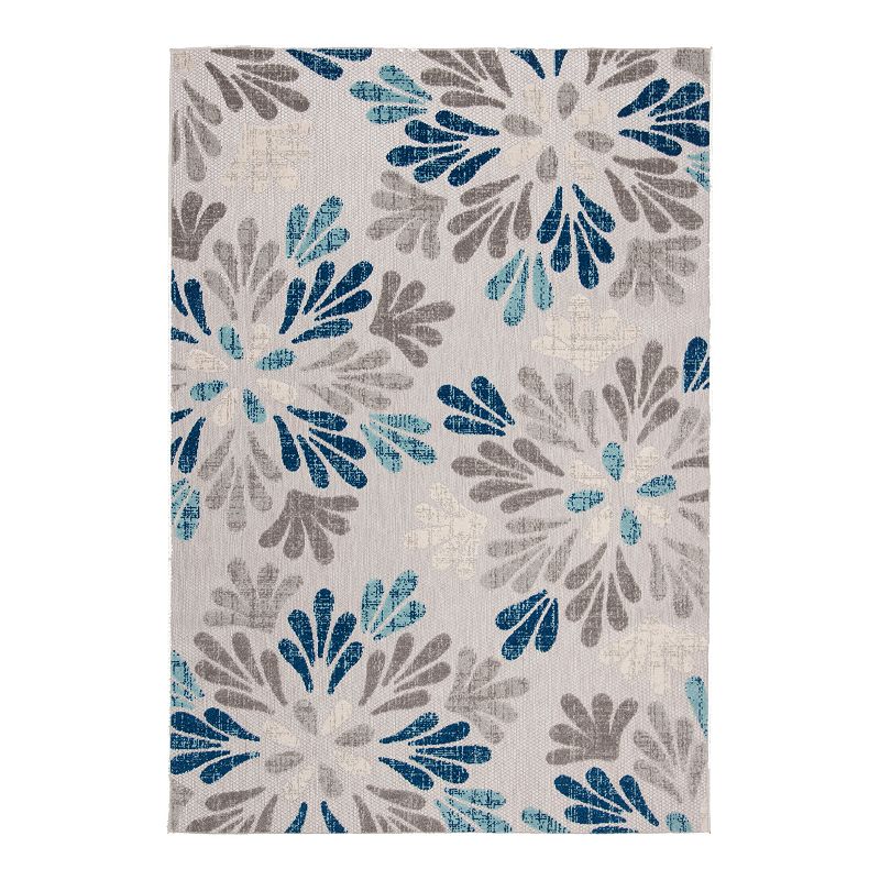 Safavieh Cabana Avery Rug Gray/Blue