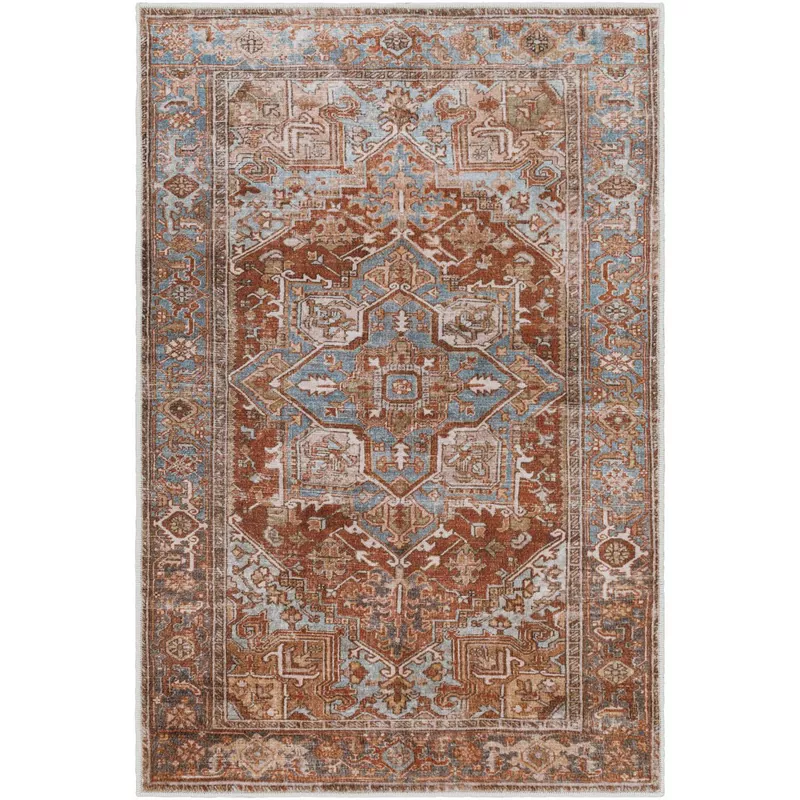 St Johns Traditional Washable Area Rug