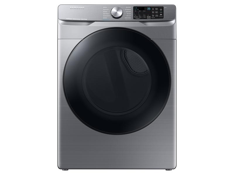 Samsung DVE45B6300P 7.5 Cu. Ft. Smart Electric Dryer With Steam Sanitize+ In Platinum