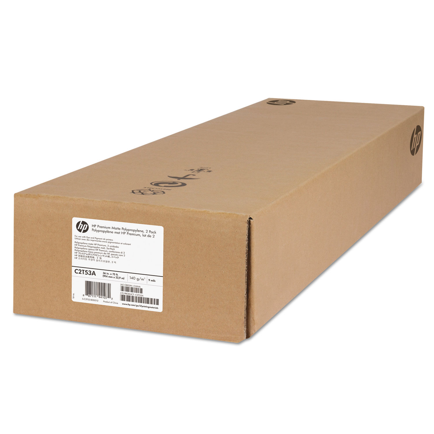 Premium Matte Polypropylene Paper by HP HEWC2T53A