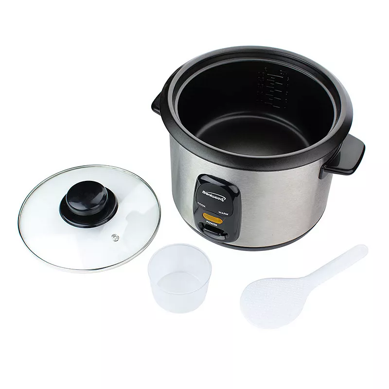 Brentwood 5 Cup Rice Cooker/Non-Stick with Steamer