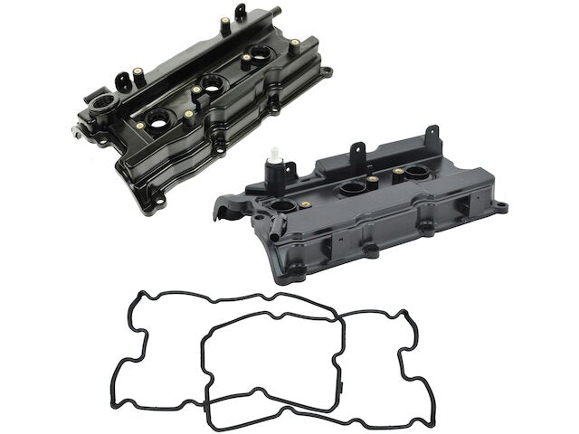 Engine Valve Cover Set of 2 - Compatible with 2002 - 2008 Nissan Maxima 2003 2004 2005 2006 2007