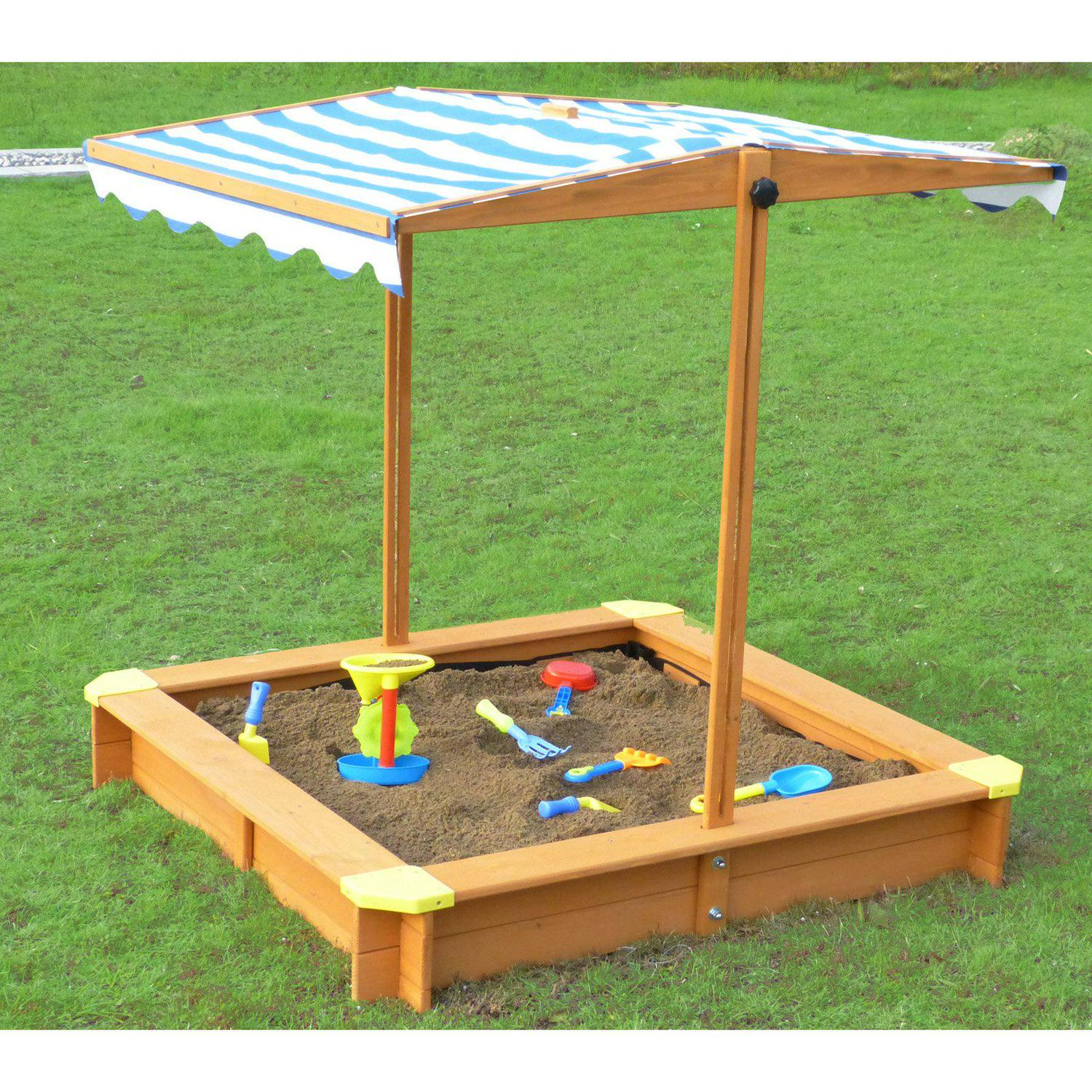 Turtleplay Sandbox with Canopy