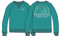 Dweller Recycled Cotton Sweatshirt - Viridian Green