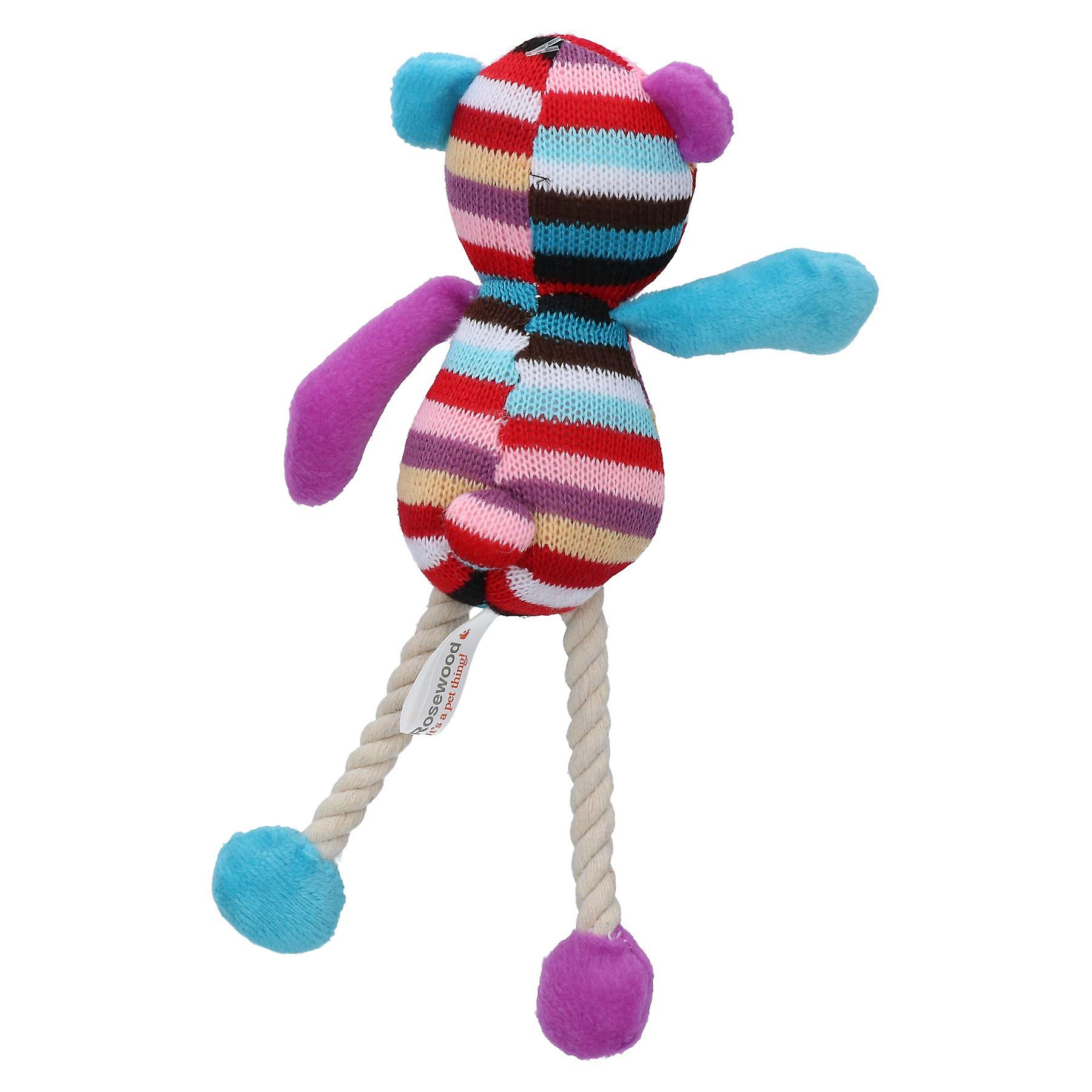 Mister Tilly Teddy Dog Toy With Squeak 20cm/8