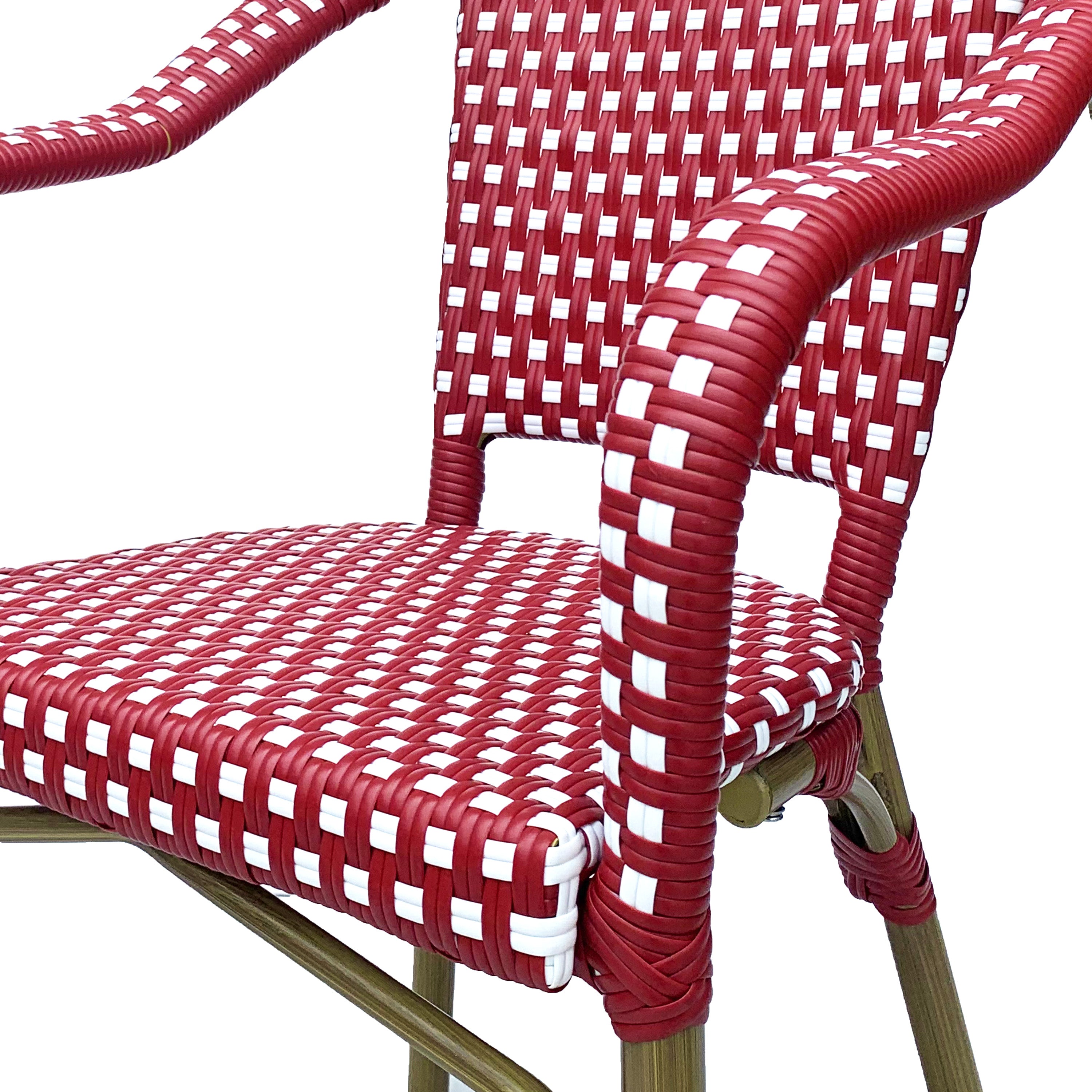 Grouse Outdoor French Bistro Chairs, Set of 2