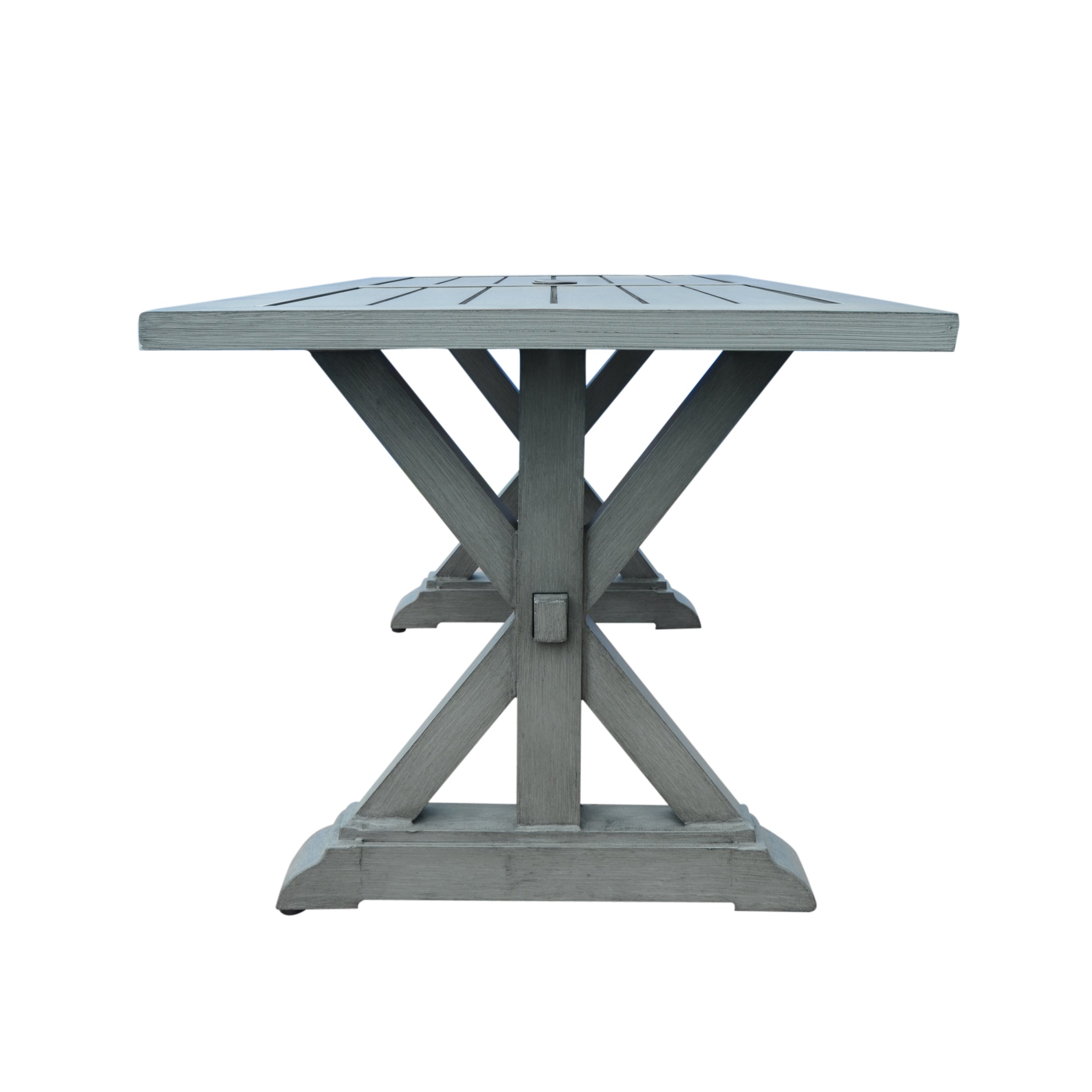 William Modern Outdoor Aluminum Dining Table