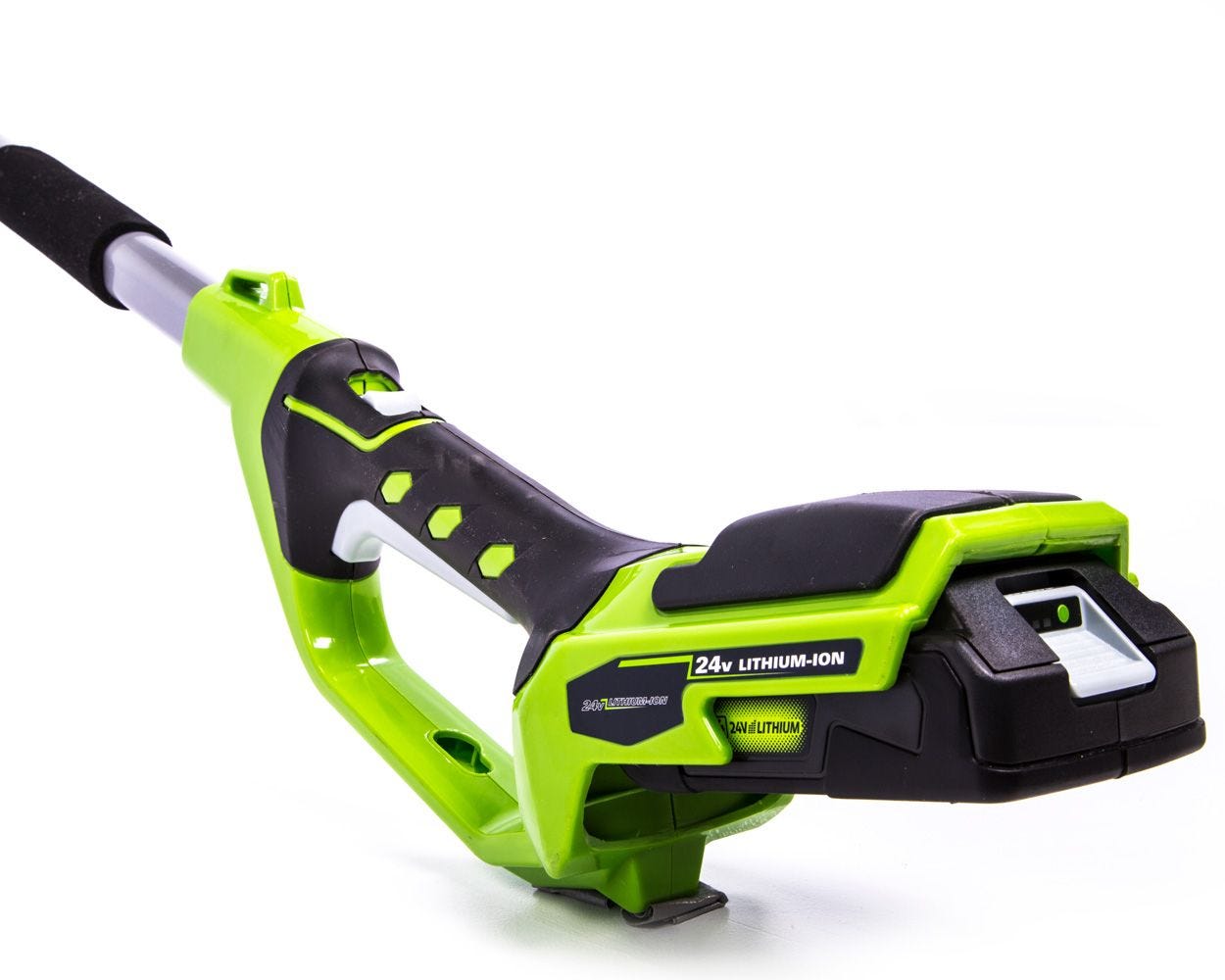 24V 8-Inch Pole Saw， Battery，  Charger | Greenworks Tools