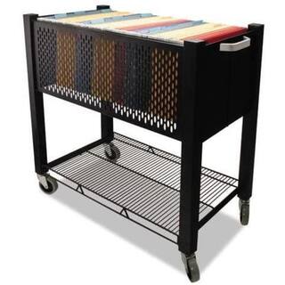 Steel Open Top File Cart in Black VF53000