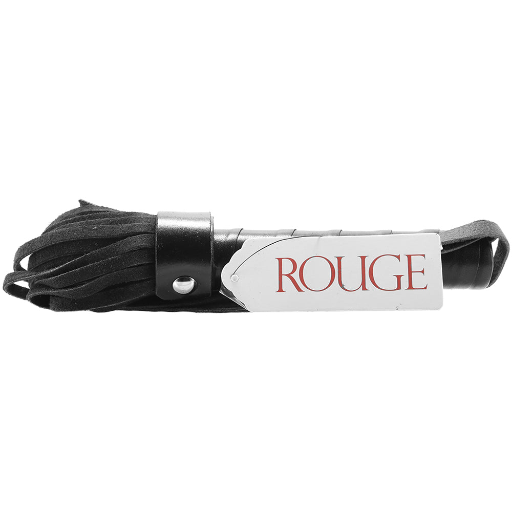 Short Suede Flogger in Black