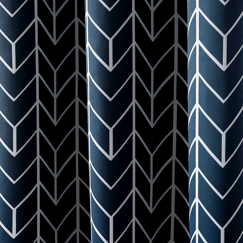 Sun Zero Kenwood Chevron Blackout Grommet Curtain Panel