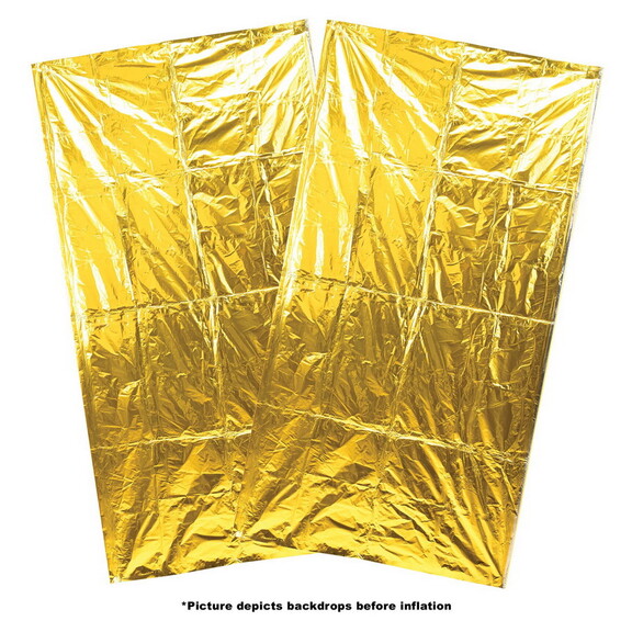 Beistle 53861 GD Foil Balloon Backdrops  goldass...