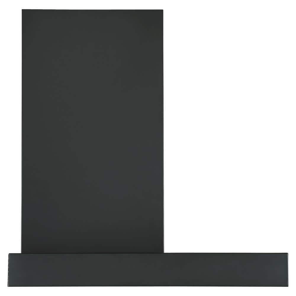 Ancona 30 in 440 CFM Convertible Wall Mount Rectangular Range Hood with LED Lights in Matte Black