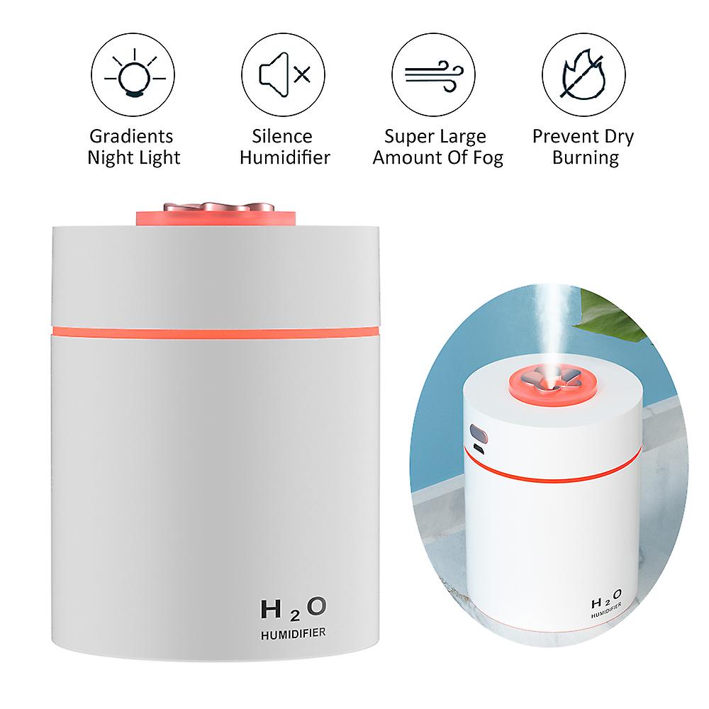 1humidifier 1usb Cable 1user Manual White