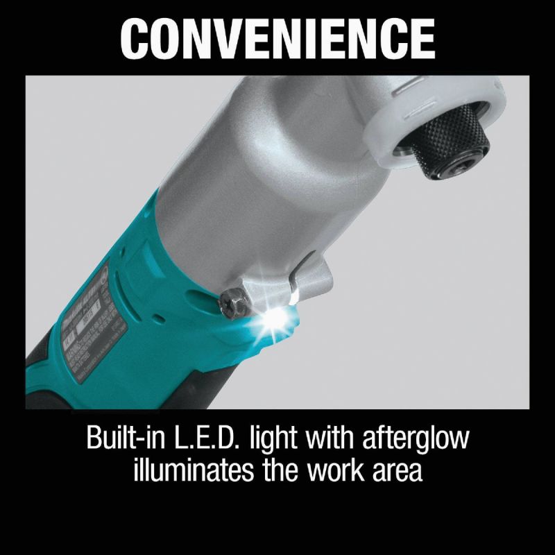 Makita 18V Hex Cordless Angle Impact Driver