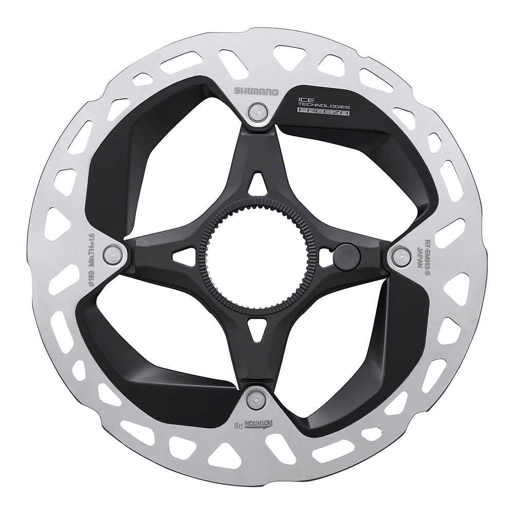 Shimano RT-EM910 Steps Centrelock Rotor with Lockring - Ice Tech Freeza