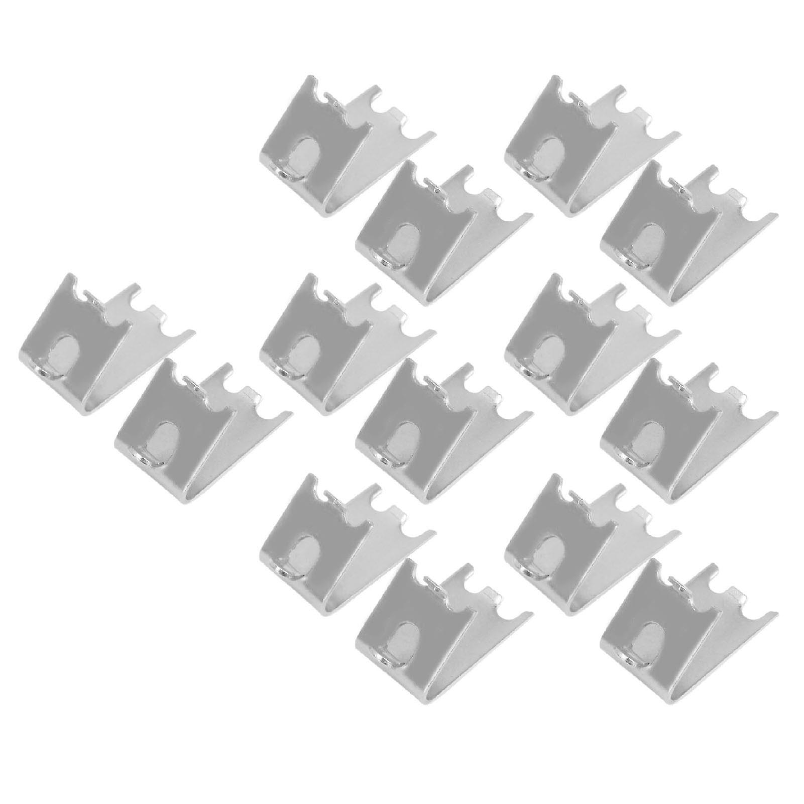 14PCS 1.5mm Freezer Shelf Clips 304 Stainless Steel Buckle Refrigerator Shelf Support Clip