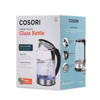 Cosori Original Electric Glass Kettle with Bonus Coasters 1.7L KAAPEKCSNUS0010