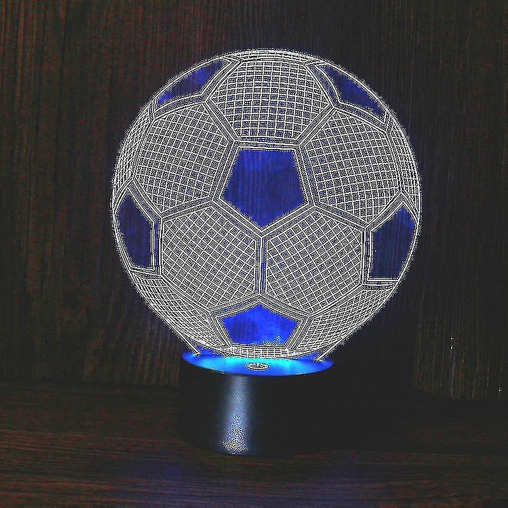 Night Light Ambient Lighting Football Led Night Light Kids Bedroom 3d