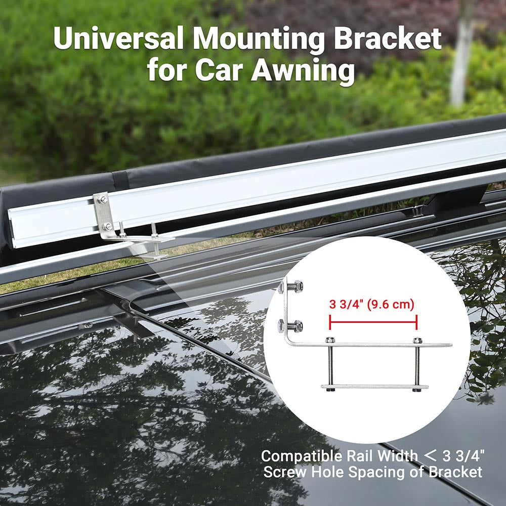 Yescom Awning Mounting Hardware L Brackets & Ground Stakes