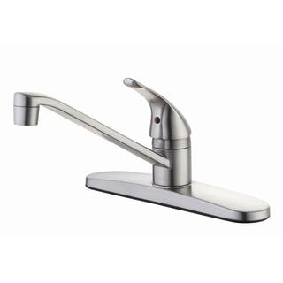 Glacier Bay Single-Handle Standard Kitchen Faucet in Stainless Steel HD67103W-0608D2