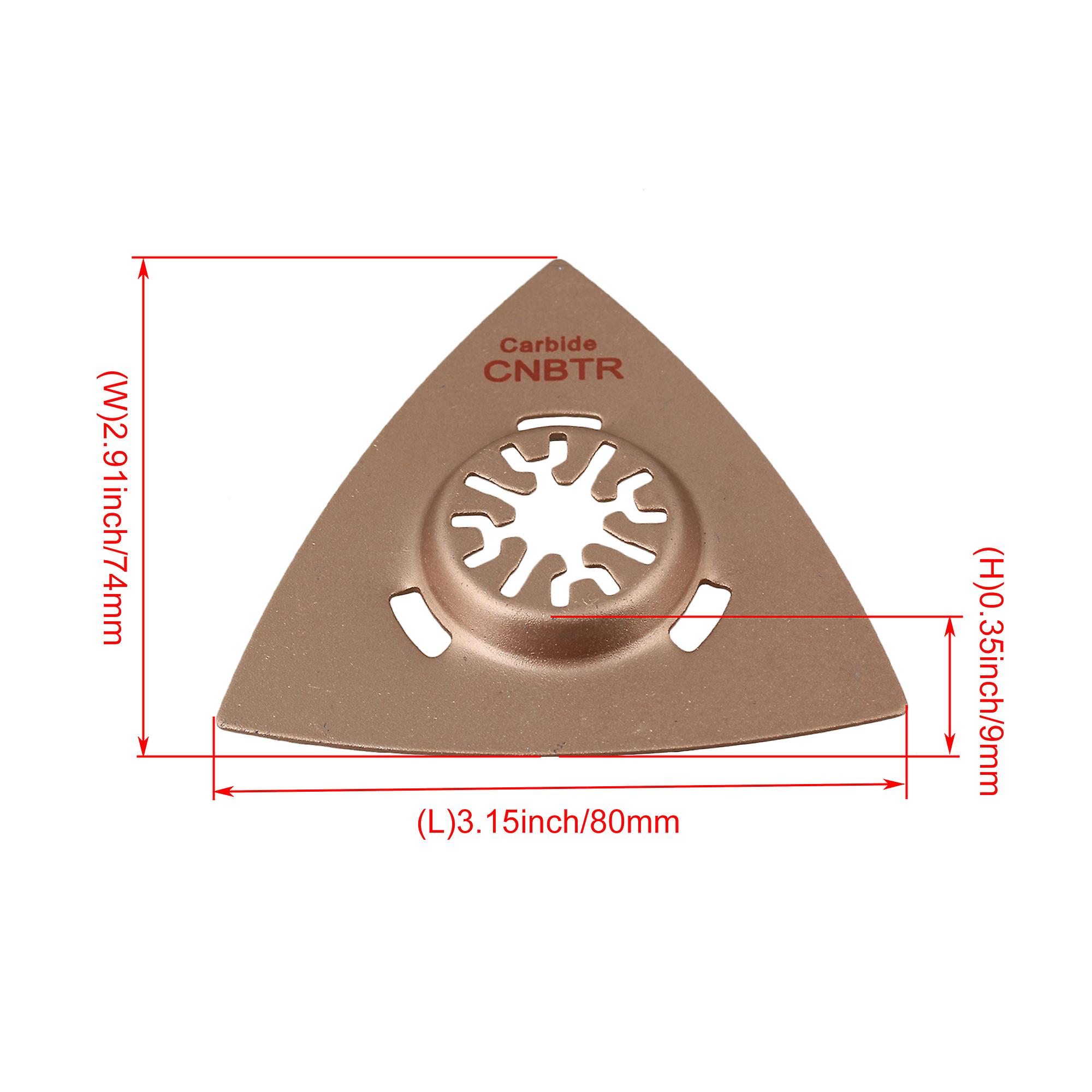 Oscillating MultiTool Triangle Carbide Rasp Saw Blades for Grinding Stone