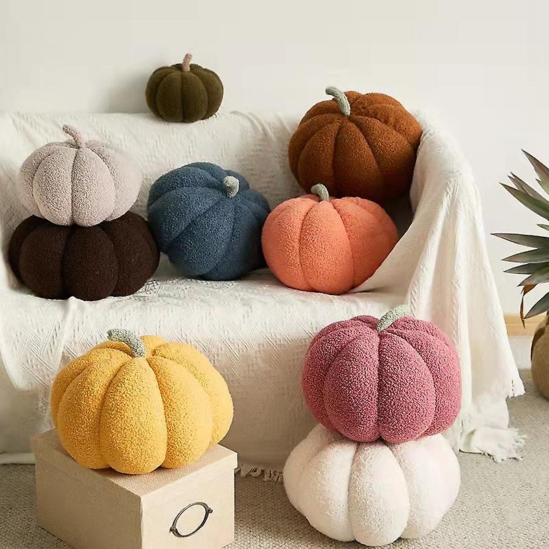 Pumpkin Decor Plush Pumpkin Pillow， Halloween Pumpkin Stuffed Toy Pumpkin For Home Decor 20cm