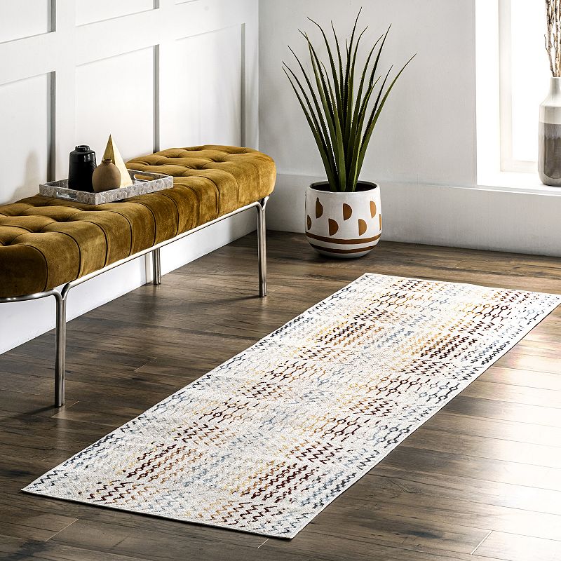 nuLOOM Roma Washable Tribal Rug