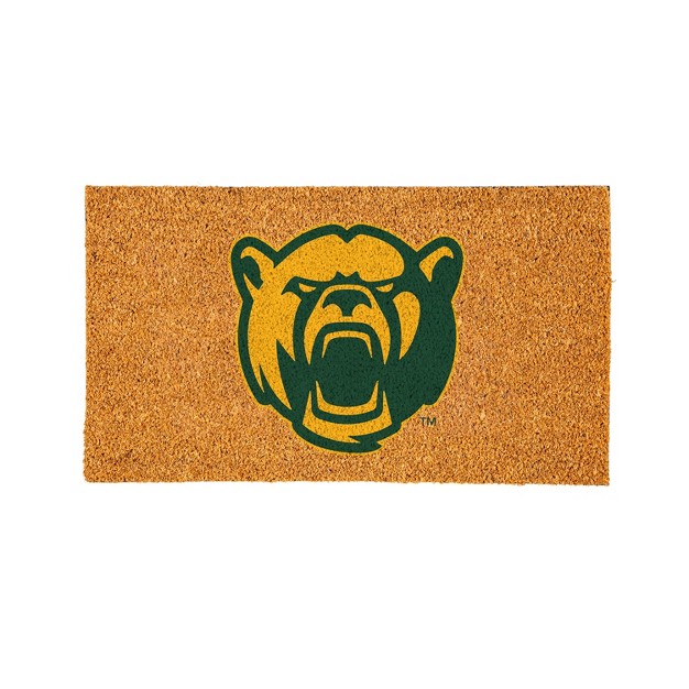 Evergreenncaabaylor Bears Logo Natural Coir 28 X 16 Inches Indoor Outdoor Doormat