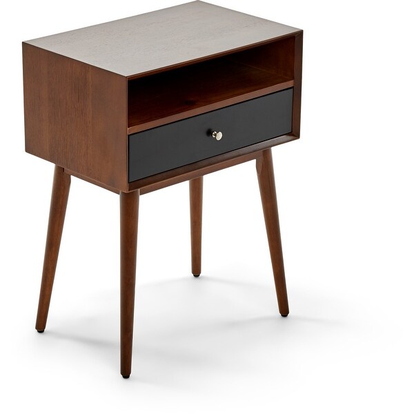 Adore Decor Calvin Side Table， Brown