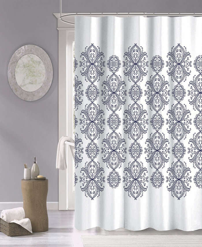 Dainty Home Royale 100% Cotton Shower Curtain 72 x 70