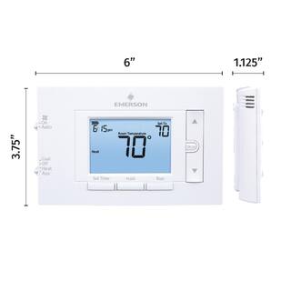 Emerson 80 Series 7 Day Programmable Heat Pump (2H1C) Thermostat 1F83H-21PR