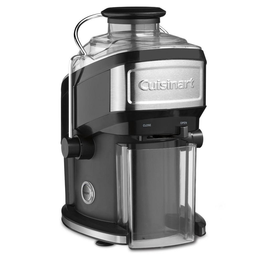 Cuisinart Compact 16 fl. oz. Black Masticating Juicer with Recipe Booklet and Cleaning Brush CJE-500