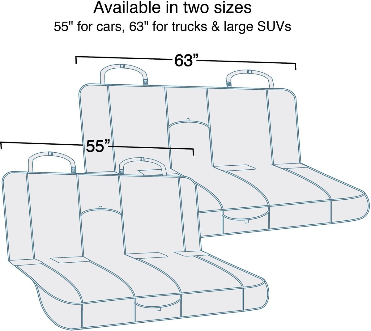 Kurgo Extended Width Dog Bench Seat Cover