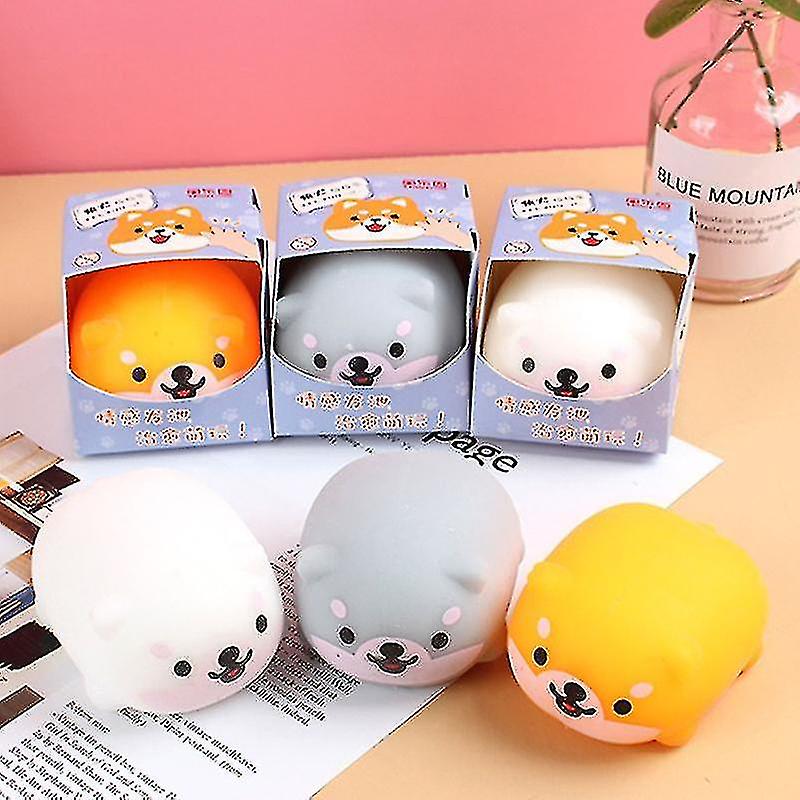 Novelty Fidget Puppy Pressure Reliever Dough Dumpling Toy Ball For Add Autism